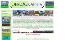 Desktop Screenshot of demographia.com