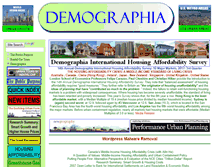 Tablet Screenshot of demographia.com